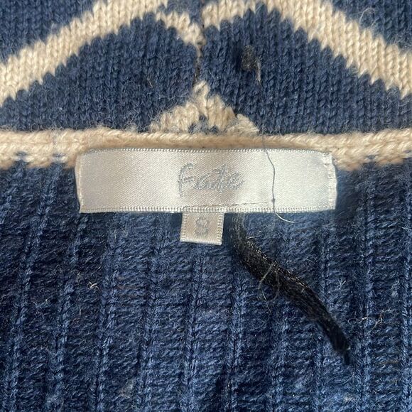 FATE open front cardigan sweater Aztec pattern knit, women’s Size S - Picture 8 of 12